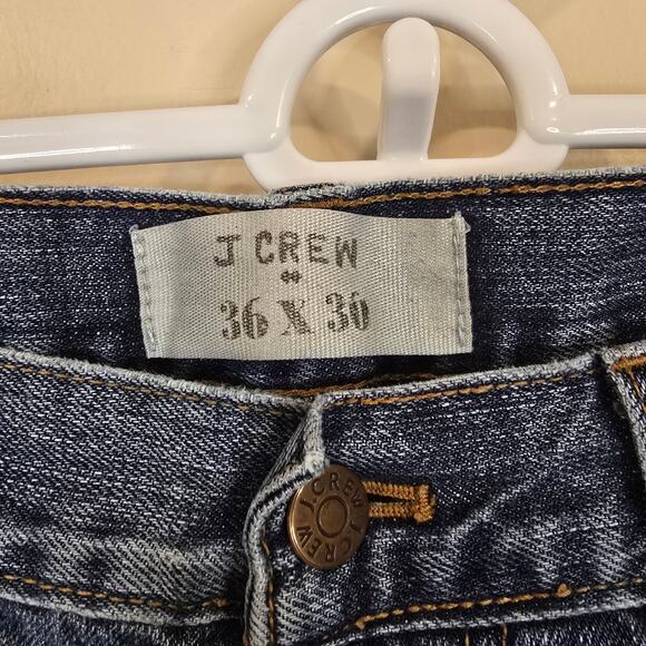 Men's J. Crew Straight Leg 100% Cotton Denim Jeans | Size 36 x 30 - Picture 7 of 8